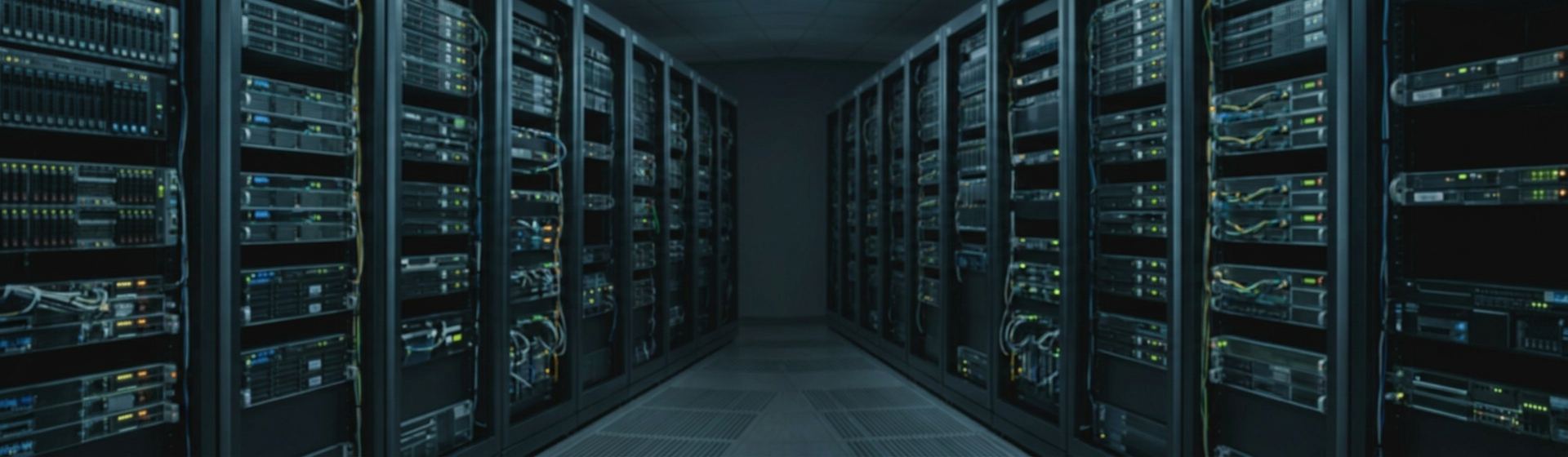 Server room aisle